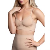 BYE-BRA - SUPTIEN DE CONTROL MEDIU BRA SEAMLESS NEGRIE MARIMEA S, BYE BRA - BRAS