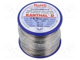 Fir rezistență KANTHAL 3,06&Omega;/m 0,75mm 0,25kg 100-1300&deg;C