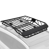 Portbagaj metalic pentru plafon de tip "ROOF RACK", dimensiune 127 x 100cm, culoare neagra, cu bare transversale incluse FAVLine Selection
