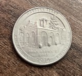 C50 - Moneda foarte veche - America - quarter dollar/sfert dolar - Harpers Ferry - litera P - 2016