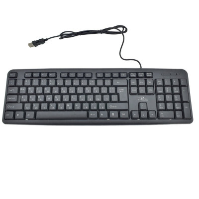 Tastatura standard, cu fir si conectare USB, Titanum BG 92686, 104 taste, Layout bulgaresc, neagra foto