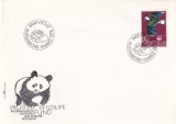 FILATELIE TEMATICA - PLIC LIECHTESTEIN TEMATICA PASARI FAUNA URS PANDA, Stampilat