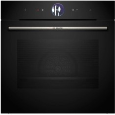 Cuptor incorporabil Bosch HSG7361B1, Electric, 71 l, Multifunctional, 21 functii , Full Steam, Autocuratare EcoClean Direct, Grill, Home Connect, Clas