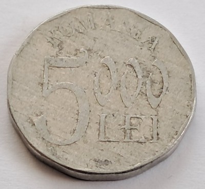 Romania, 5000 Lei 2002 foto