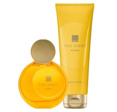 Set 2 produse Apa de parfum Far Away Shine si Lotiune corp pentru Ea-Avon