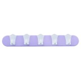 Cumpara ieftin Cuier din plastic, pentru baie, cu 5 agatatori, 375 mm