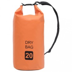 Rucsac impermeabil, portocaliu, 20 L, PVC