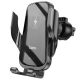 Cumpara ieftin Suport pentru telefon auto avansat, incarcare rapida wireless 15W, compatibil cu, Hoco