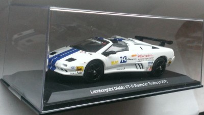 Macheta Lamborghini Diablo VT-R Roadster Trofeo 1997 - Whitebox 1/43 foto