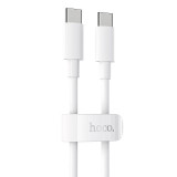 Cablu Date si Incarcare USB Type-C la USB Type-C HOCO X51, 2 m, 100W, Alb