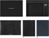 Set 2 carnete cu pix si plic - Precious &amp; Ethical - Python-effect - XL, Vegan Soft Cover | Moleskine