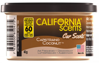 Odorizant California Scents&amp;reg; Car Scents Capistrano Coconut 42G AMT34-017 foto