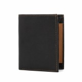 Cumpara ieftin Portofel barbati Abramo PT1030 piele naturala, Negru/Maro, DELIS