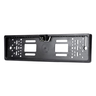 Suport numar auto cu camera video &amp;amp;quot;Night vision&amp;amp;quot;, iluminare LED, reglaj unghi camera foto
