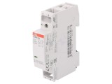 Contactor 2-polar 20A 12V NO x2