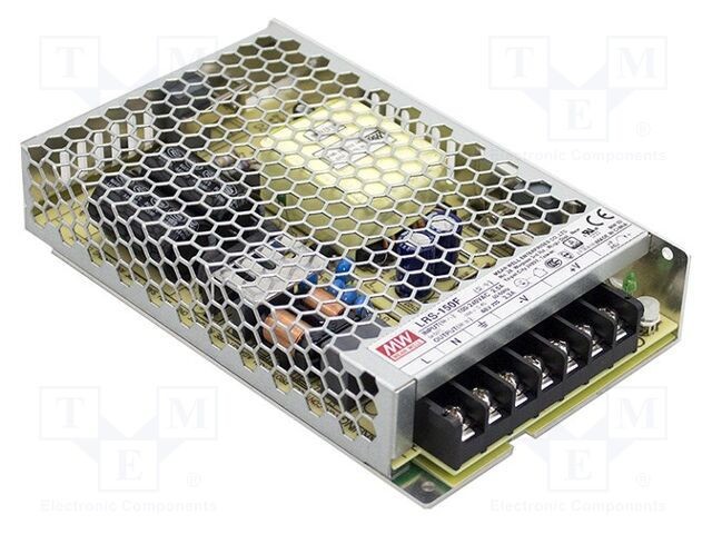 Alimentator pulsatoriu MEAN WELL 150W 15VDC 10A pentru &icirc;ncastrare modulară