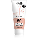 Naif Baby &amp; Kids Mineral Sunscreen SPF 50 crema pentru protectie solara pentru bebeluși și copii mici SPF 50 175 ml