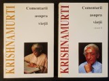 2x KRISHNAMURTI &ndash; Comentarii Asupra Vietii / 2 Volume 284 + 318 pag Editura HERALD Colectia Maestri Spirituali #8 si #12 Ambele in Stare foarte buna