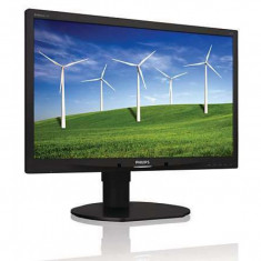 Monitor Refurbished Philips 220B4L 22 LCD HD, 5ms, 250cd m2, VGA, DVI-D,negru foto