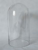 Antic Glob sau Fanal de cristal suflat, H 27cm