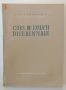 CURS DE ECUATII DIFERENTIALE de V. V. STEPANOV , 1955