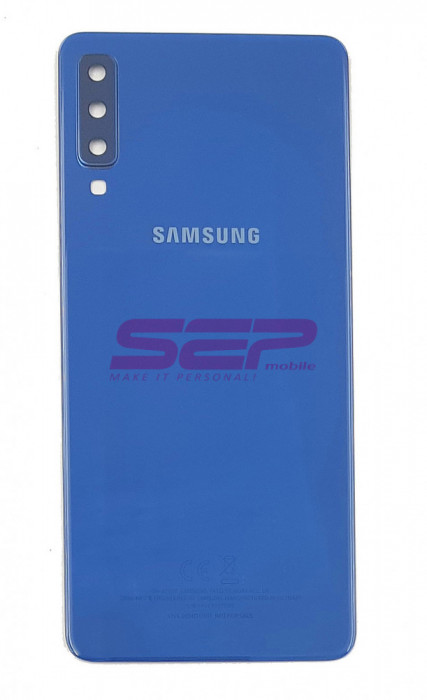 Capac baterie Samsung Galaxy A7 2018 / A750 BLUE Original Samsung SWAP