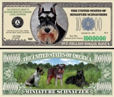 !!! SUA = FANTASY NOTE = MINI SCHNAUZER - 2006 - UNC / SERIA CAINI , WOOF foto