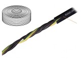 Cablu motor chainflex CF37.D 4G1,5mm2 negru litat Cu