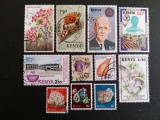 Lot filatelic Floră, Ciuperci, Mineralogie, Conchiliologie &amp; Personalități / Kenya - A583
