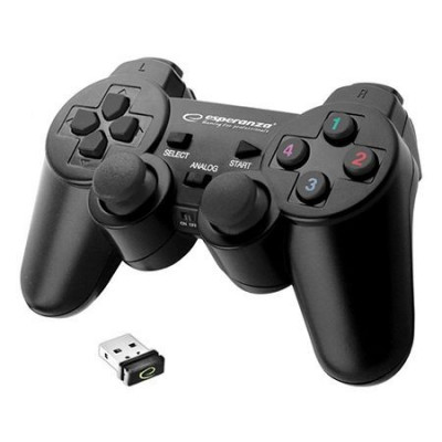 GAMEPAD CU VIBRATII WIRELESS PS3/PC GLADIATOR ESPERANZA foto