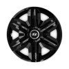 Set 4 Capace Roti R15 Fast Black Hyundai - Autohelix MSA, Accesorii Auto Jante Otel, Fixare Sigura, Design Modern