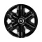 Set 4 capace roti Hubcaps fast black R15 Compatibil Cu Hyundai