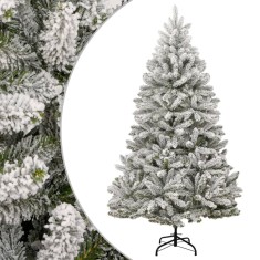 vidaXL Brad de Crăciun artificial cu balamale și zăpadă pufoasă 240 cm