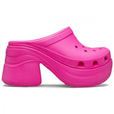 Saboti Crocs Classic Siren Clog Roz - Pink Crush foto