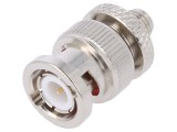 Adaptor BNC Tata la SMA Mama 50&Omega; PTFE Drept