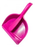 Set matura cu faras, plastic, perii de 4.5 cm, roz