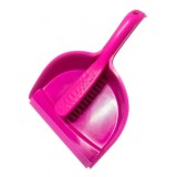 Set matura cu faras, plastic, perii de 4.5 cm, roz