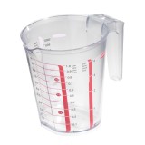 Cana gradata pentru masurare Curver, plastic, transparent, 1 litru