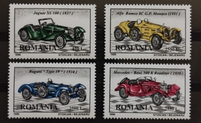 BC75, Romania 1996, serie masini de epoca foto