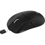 Mouse de gaming Aqirys M60, Wireless, Dock RGB, 26000 DPI, Negru
