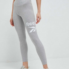 Reebok colanti femei, culoarea gri, modelator