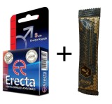 Pachet 1 Erecta + 1 Miere Afrodisiaca Wonderful Honey &ndash; Plic 12g &ndash; Energie Rapida si Potenta Naturala