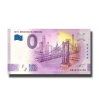 !!! RARR : 0 EURO SOUVENIR - S.U.A. , NEW YORK , BROOKLYN BRIDGE - 2023.1 - UNC