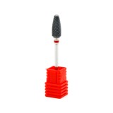 Bit Carbid Unghii B640701, Bau Rosu, Freza Manichiura Pedichiura, Indepartare Gel Acril, Profesional