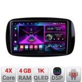 Navigatie Smart For Two 2015- A-Smart15 4+64 InCell Display 1K Android Waze USB Navigatie Internet Youtube Radio CarStore Technology