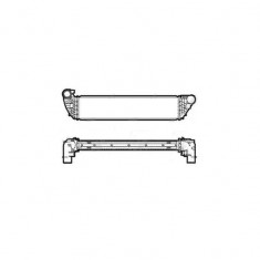 Intercooler Renault Espace 4 (JK) 04.2006-2015, Laguna 2 (G), 08.2005-2007, motor 2.0 dci 110kw, diesel, cutie manuala, cu/fara AC, aluminiu brazat/p