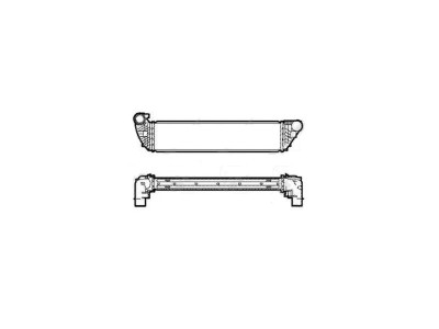 Intercooler Renault Espace 4 (JK) 04.2006-2015, Laguna 2 (G), 08.2005-2007, motor 2.0 dci 110kw, diesel, cutie manuala, cu/fara AC, aluminiu brazat/p foto