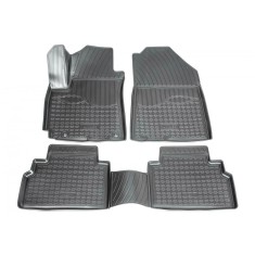 Set de 4 covorase cauciuc 3D stil tavita premium pentru Kia Soul SK3 din 2019