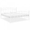 Cadru de pat, alb, 140x200 cm, metal GartenMobel Dekor, vidaXL