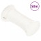 vidaXL Fr&acirc;nghie de barcă, alb complet, 3 mm, 50 m, polipropilenă 152535